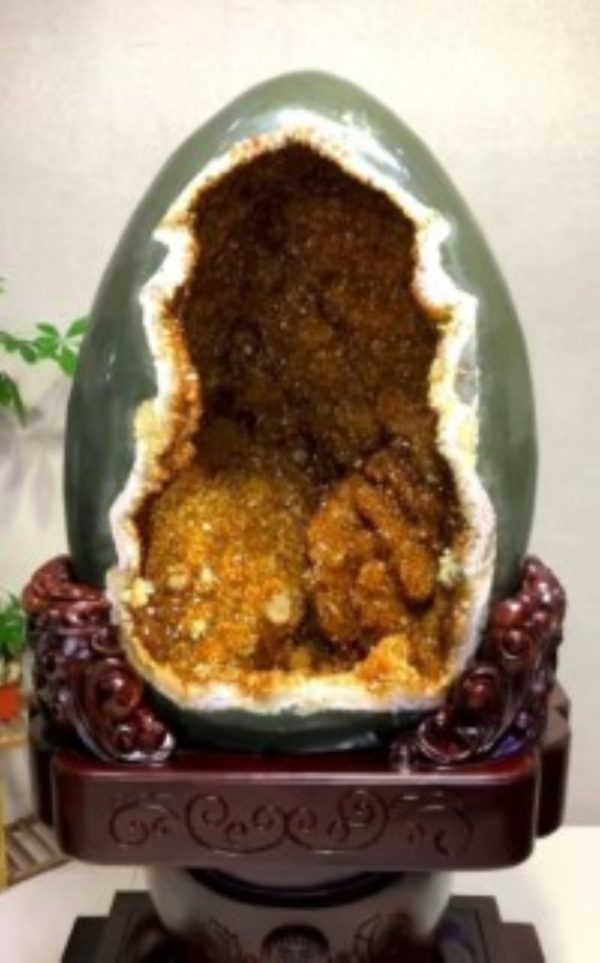 黃水晶恐龍蛋